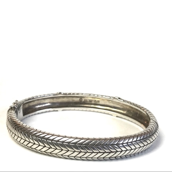 Andrea Candela 14K Gold & Sterling Silver Pave Diamond Bracelet - Picture 3 of 8